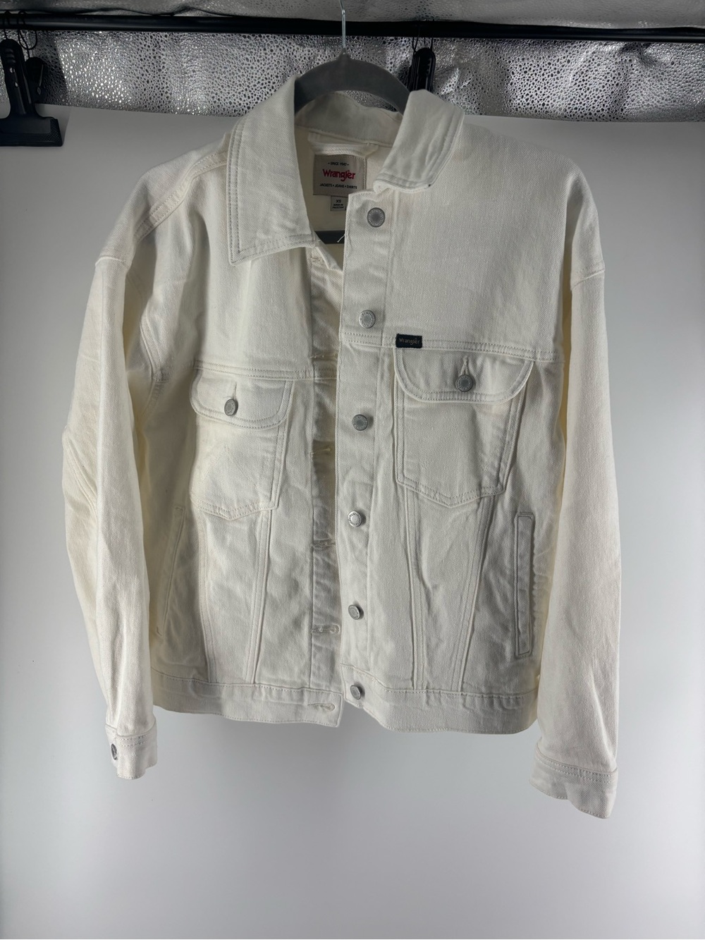 Wrangler Off-White Denim Trucker Jacket